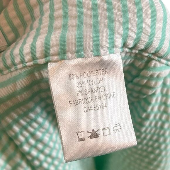 Fairway And Greene Mint Green And White Gingham Skort, Size M - Picture 5 of 8